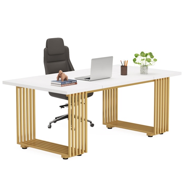 Executive Desk, 70.9? Modern Office Computer Desk Conference Table