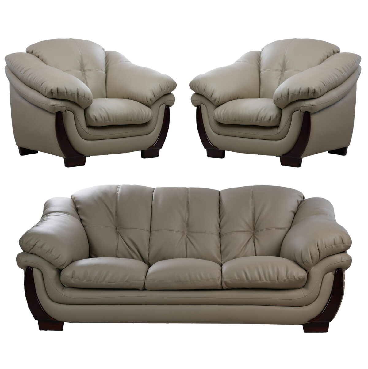 Natural beech wood living room set - modern and elegant design | Luxury office and hospitality furniture - Image 1