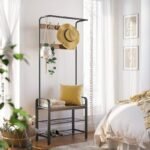 Metado Metal Clothes Rack | Black - Image 3