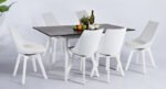 Elaina Extendable Iron Dining Table - Image 2