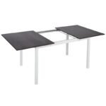 Elaina Extendable Iron Dining Table - Image 10
