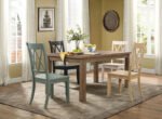 Shery Solid Wood Cross Back Side Chair (Set of 2) - Image 4