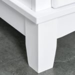 Coasta Style Kitchen Buffet and Hutch Wooden Storage Cabinet with Framed Glass Door - Image 7