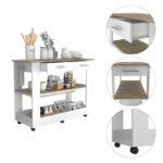 Langi Kitchen Island with Locking Wheels - Image 6