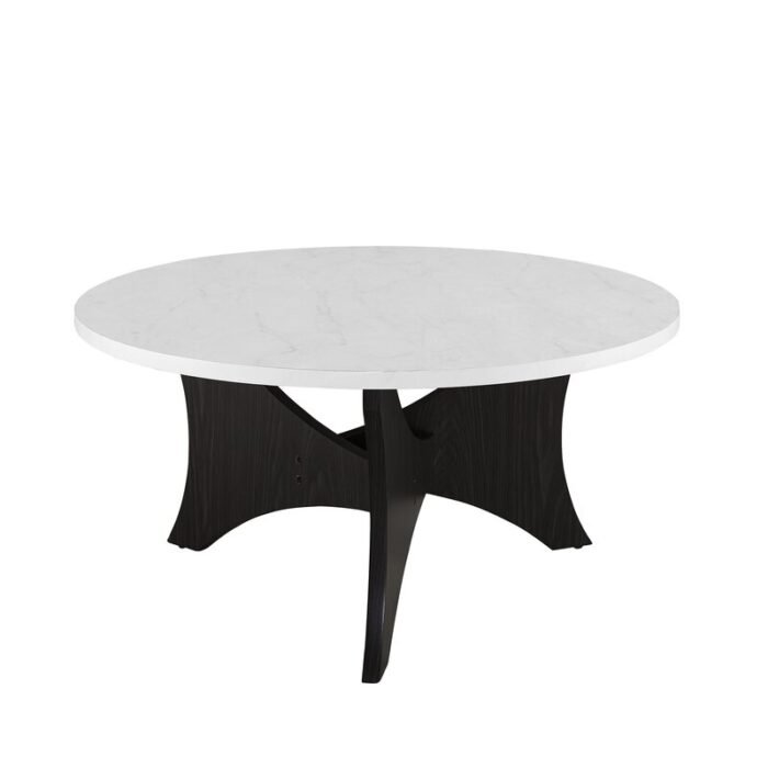Wilmer Mid Century 3-Leg Round Coffee Table - Image 4