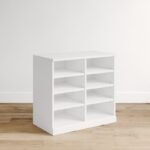 Geniry white Open Storage Cabinet - Image 4