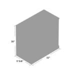 Geniry white Open Storage Cabinet - Image 7