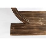 Keku Natural wood Round Mirror - Mounted - Image 5