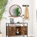 Keku Natural wood Round Mirror - Mounted - Image 6