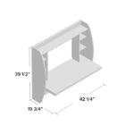 Cushing White Floating Desk - Image 8