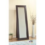 Tyan Full-Length Beveled Mirror - Wooden Frame