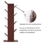 Pibble 9 -Tier Standard Bookcase - Brown - Image 4