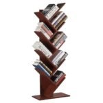 Pibble 9 -Tier Standard Bookcase - Brown - Image 5