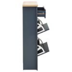Flotilla 12 Pair Shoe Storage Cabinet - Image 5