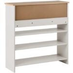 Snavy White 18 Pair Shoe Rack - 3 drawers - Image 7