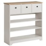 Snavy White 18 Pair Shoe Rack - 3 drawers - Image 9