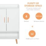 Rosta White Shoe Storage Cabinet - Image 4