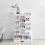 Kanga White Shoe Rack 15 shelves