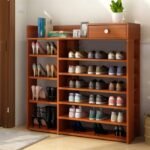 Polyven Wooden Shoe Rack