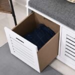 Zefon Multifunctional Shoe Storage Bench - Image 2