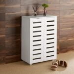 Groozy White Shoe Storage Cabinet