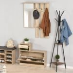 Anda Multifunctional Shoe Rack With Mirror - Image 2