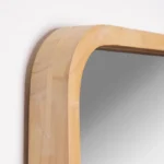 Allevo Rectangle Wood Wall Mirror - Image 2