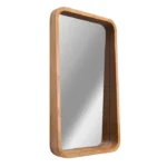 Allevo Rectangle Wood Wall Mirror - Image 4