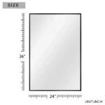 Eppinger Rectangle Metal Wall Mirror - Image 5