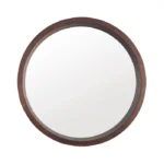 Gravity Round Wood Wall Mirror - Image 4