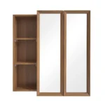 Chassi 2-Door Wall Mounted Cabinet with Mirror - Image 4