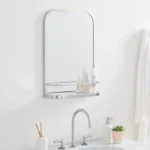 Seamless Rectangle Wall Mirror with Shelf - Image 2