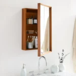 Hulz Mid-Century Bathroom Mirror Cabinet