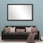 Slaff Rectangular Framed Wall Mirror - Black - Image 4