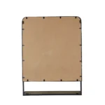 Pelti Metal Wall Mirror with Shelf - Image 4