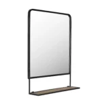 Pelti Metal Wall Mirror with Shelf - Image 6