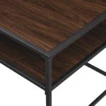 Stekla Metal and Wood Coffee table with two shelves - Image 3
