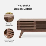 Sitza Wooden Coffee Table with Storage - Image 4