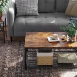 Snidaj Wood And Metal Coffee Table - Image 2