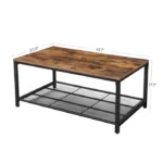 Snidaj Wood And Metal Coffee Table - Image 6