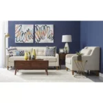 Skita 4 Legs Coffee Table with Storage - Image 3