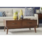 Skita 4 Legs Coffee Table with Storage - Image 4