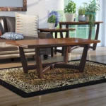 Rucca Wooden Cross Legs Coffee Table