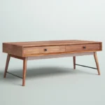 Itano Wood Coffee Table with Drawers - Image 4