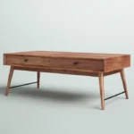 Itano Wood Coffee Table with Drawers - Image 6