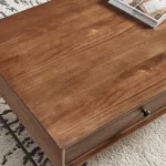 Itano Wood Coffee Table with Drawers - Image 8