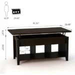 Accur Lift Top Coffee Table with Storage - Image 5