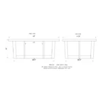 Daizie Natural Wood Coffee Table - Image 7