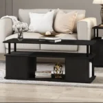 Cayo Black Rectangle Coffee Table