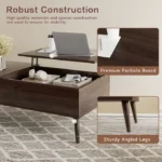 Disa Rectangular Lift Top Coffee Table - Image 6